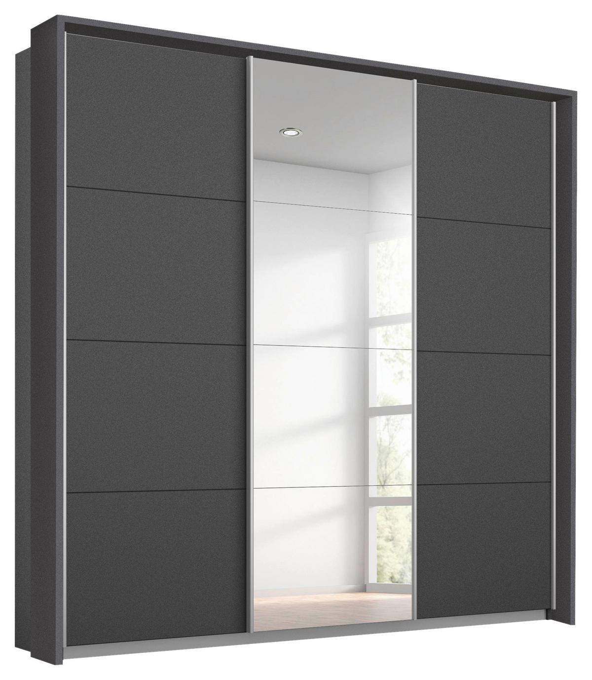 Ramă pentru dulap MIAMI - gri, Modern, material pe bază de lemn (211/214/64cm)