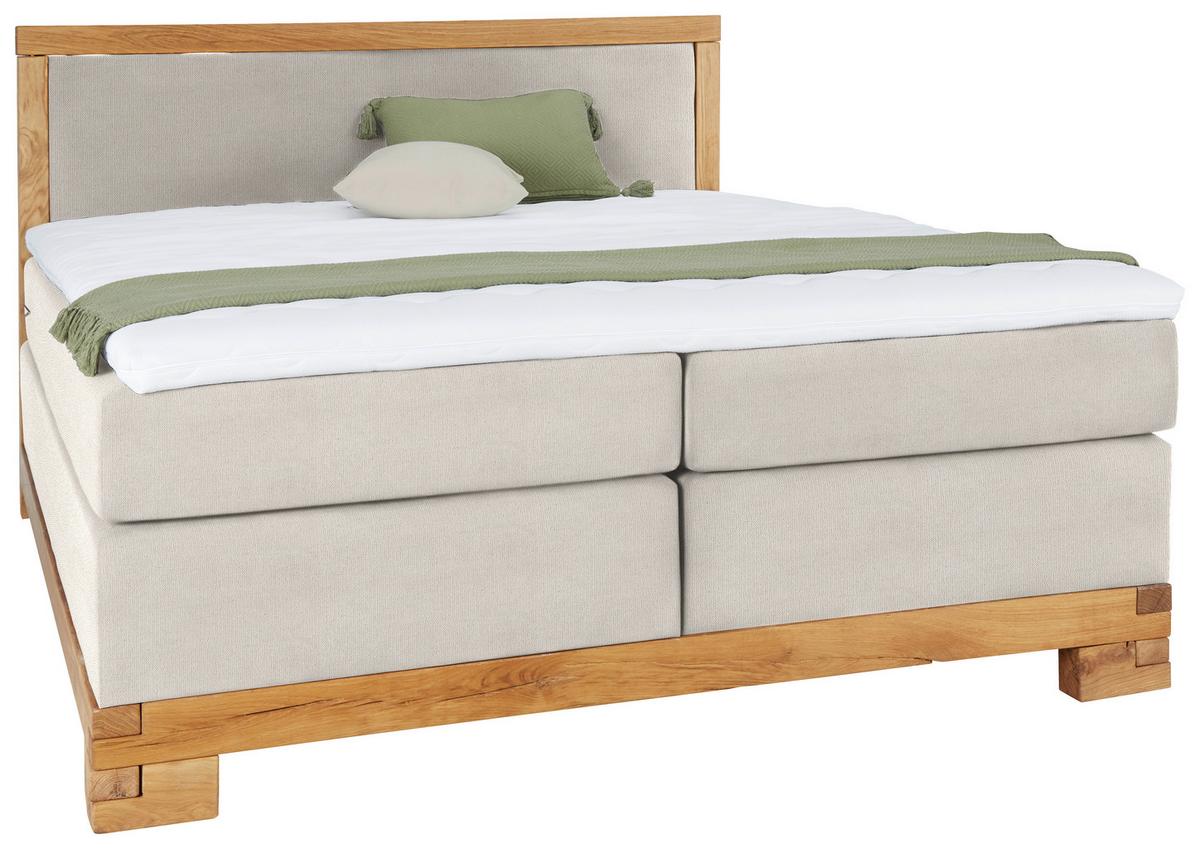 Boxspringbett In Beige Natur Ca 160x210cm Online Kaufen M max