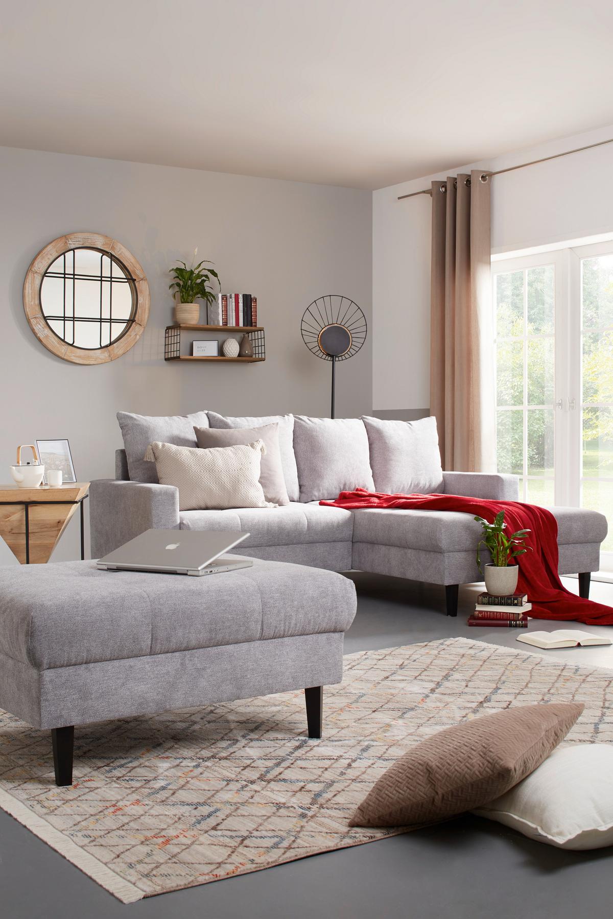 Wandregal in Naturfarben/Schwarz - Schwarz/Naturfarben, LIFESTYLE, Holz/Metall (60/22/20cm) - Mömax