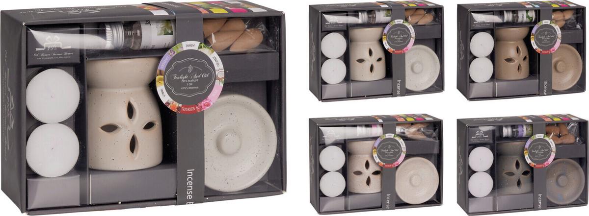 Illóolaj Párologtató Szett Elena - többszínű, kerámia