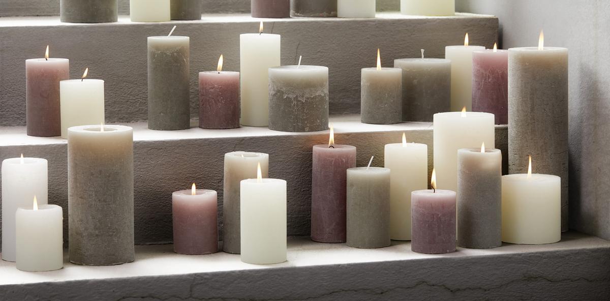 Lumânare Lia - violet, Modern (6,8/9cm) - Premium Living