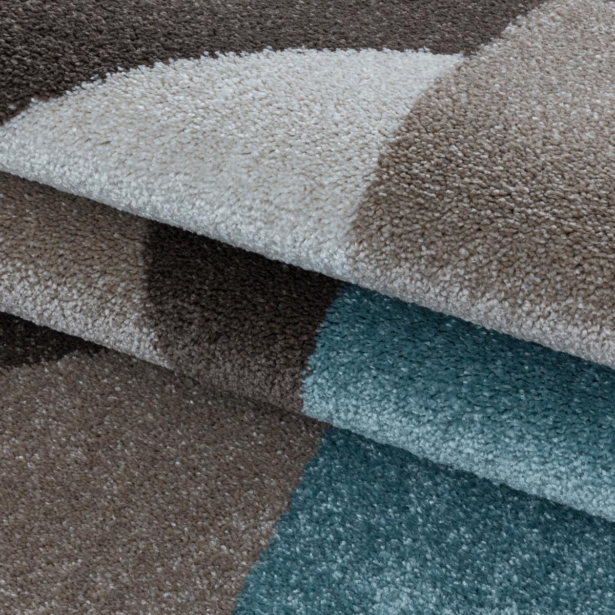 Webteppich Efor Blau ca. 140x200cm - Blau, Design, Textil (140/200cm)