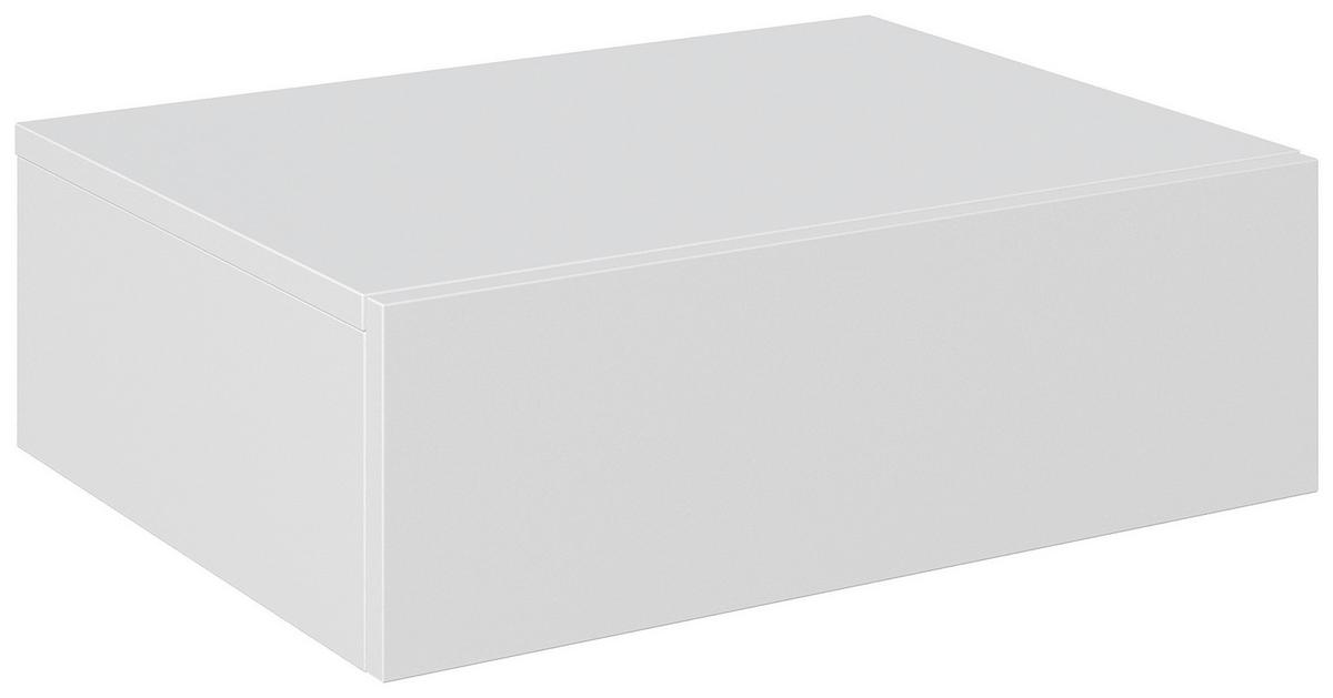 SZAFKA NOCNA NEWNIQ - biały, Design, materiał drewnopochodny (50/16/40cm) - Hom`in