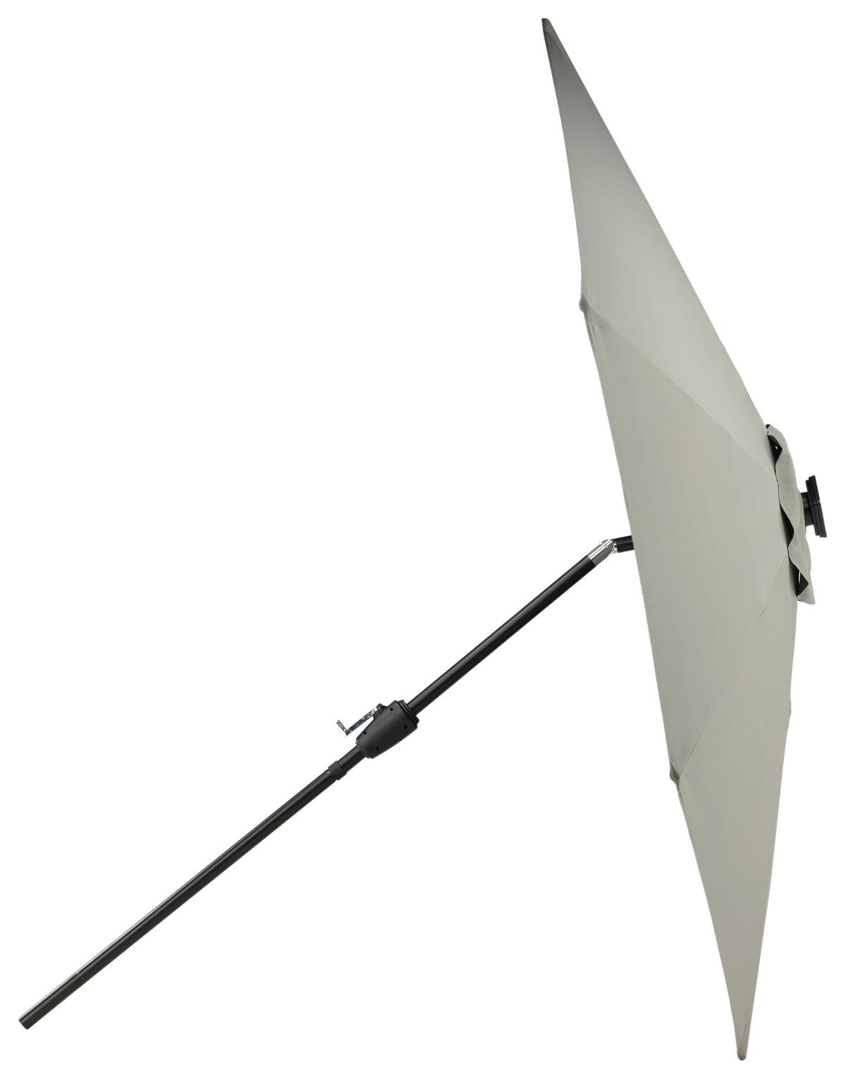 SONNENSCHIRM SABAL - Schwarz/Grau, KONVENTIONELL (270/241/270cm) - Gardenson