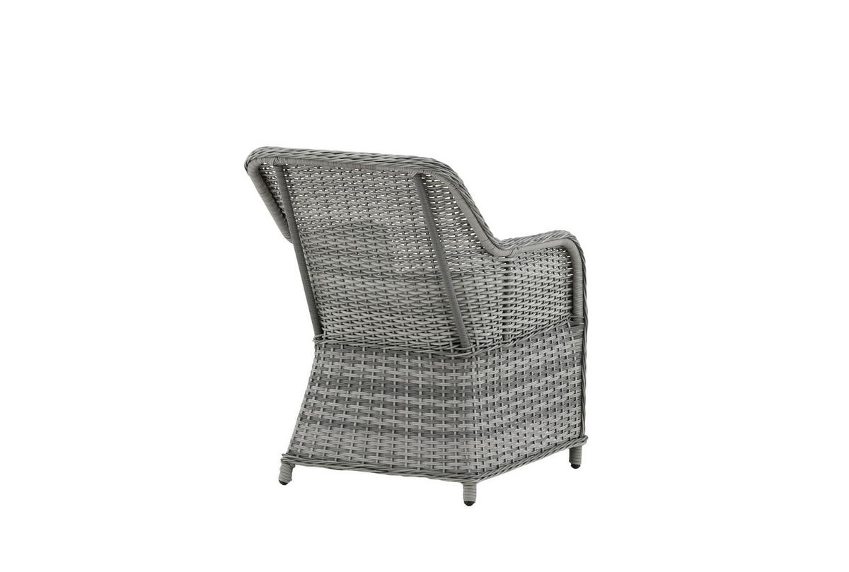 Gartenstuhl-Set Vikelund 2er-Set Grau - Grau, KONVENTIONELL, Textil/Metall (65/92/75cm) - Gardenson