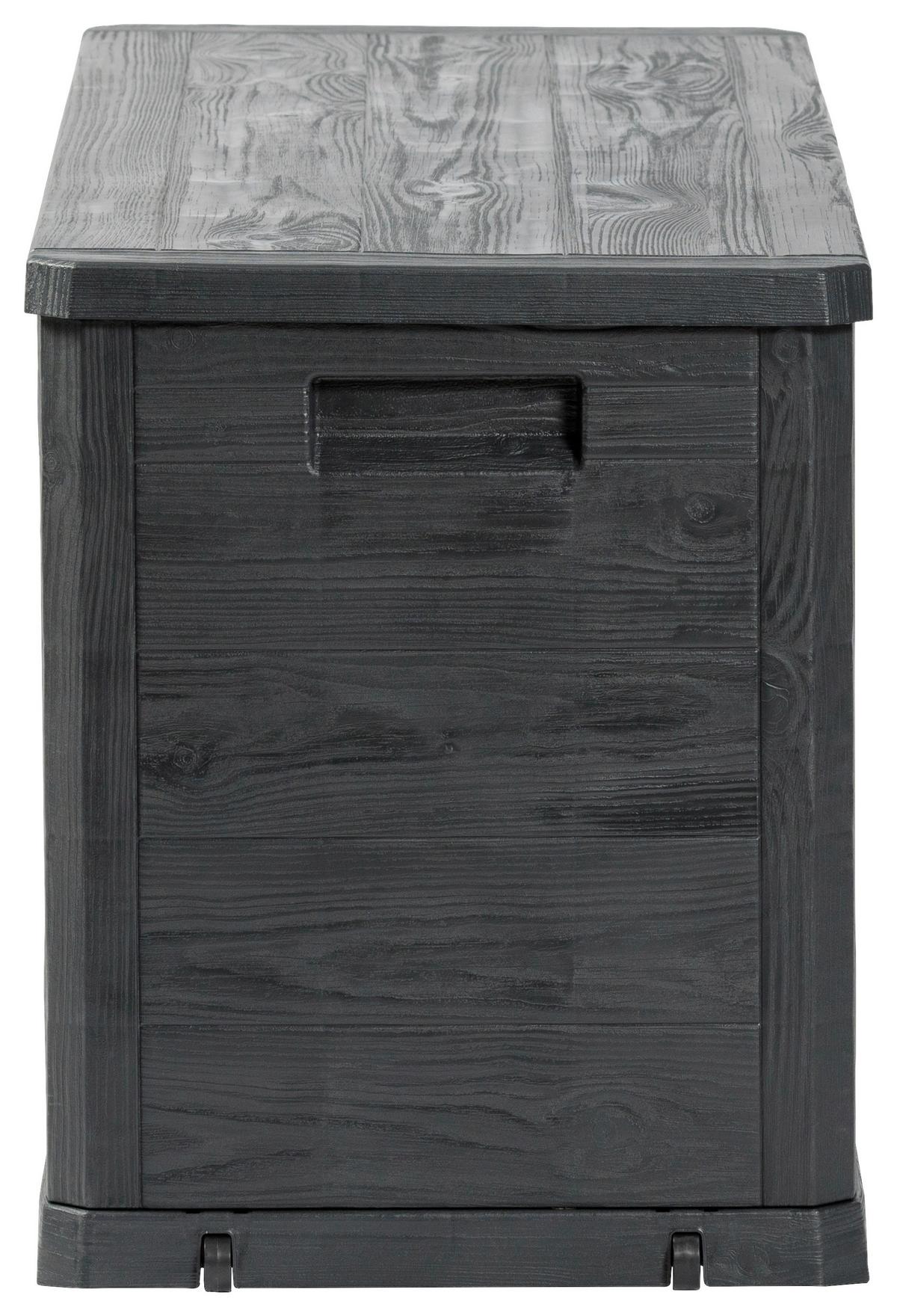 Zaboj Za Blazine Woody, Antracit - antracit, Basics, umetna masa (117/56/45cm) - Mömax