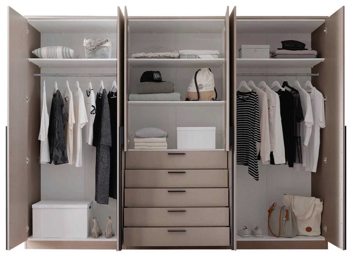 Ormar S Klasičnim Vratima Arnis - kašmir/boje aluminija, Konvencionalno, drvni materijal/plastika (270/210/52cm) - Modern Living