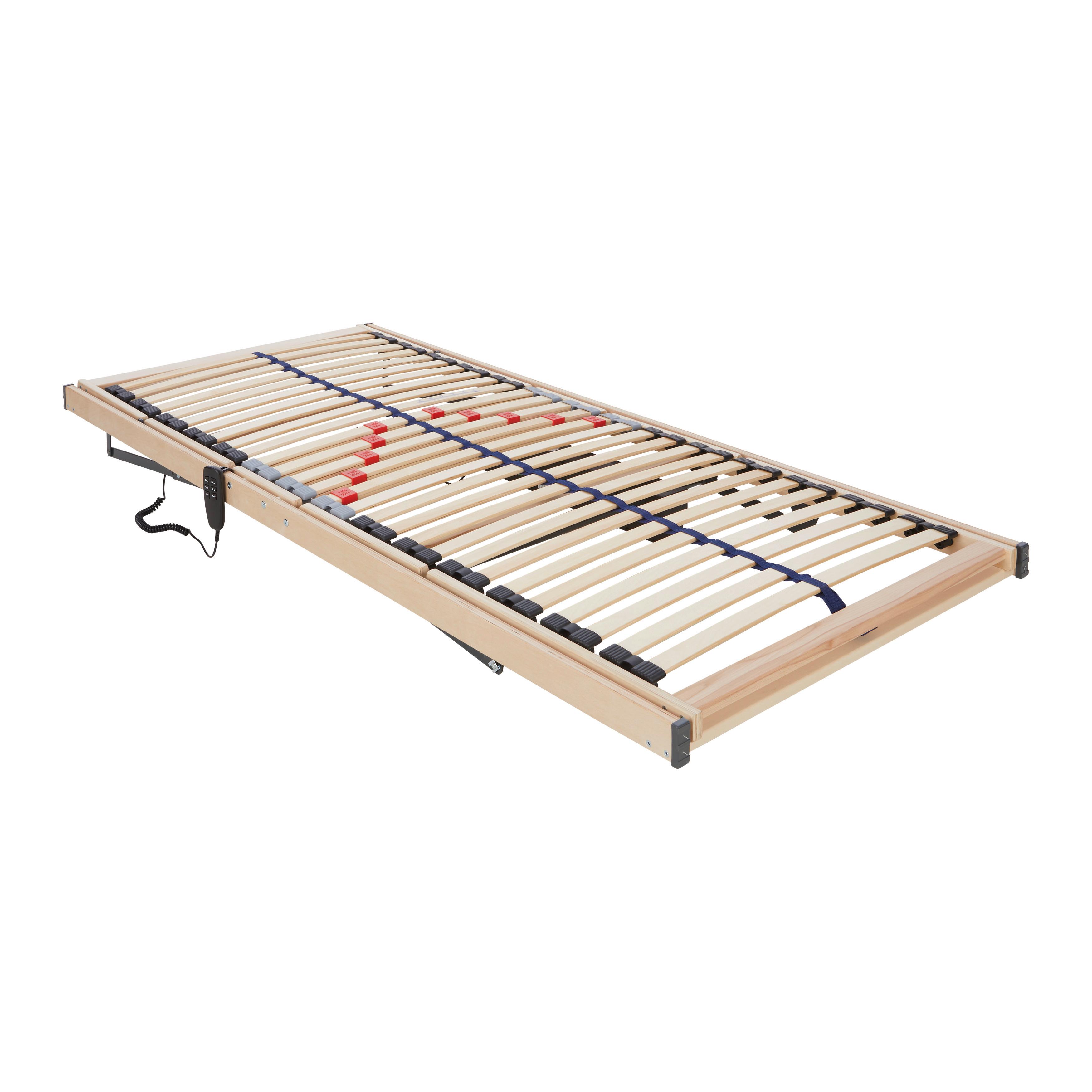 ELEKTRISK RIBBOTTEN RUBIN M - björkfärgad, trä (80/200cm) - Based