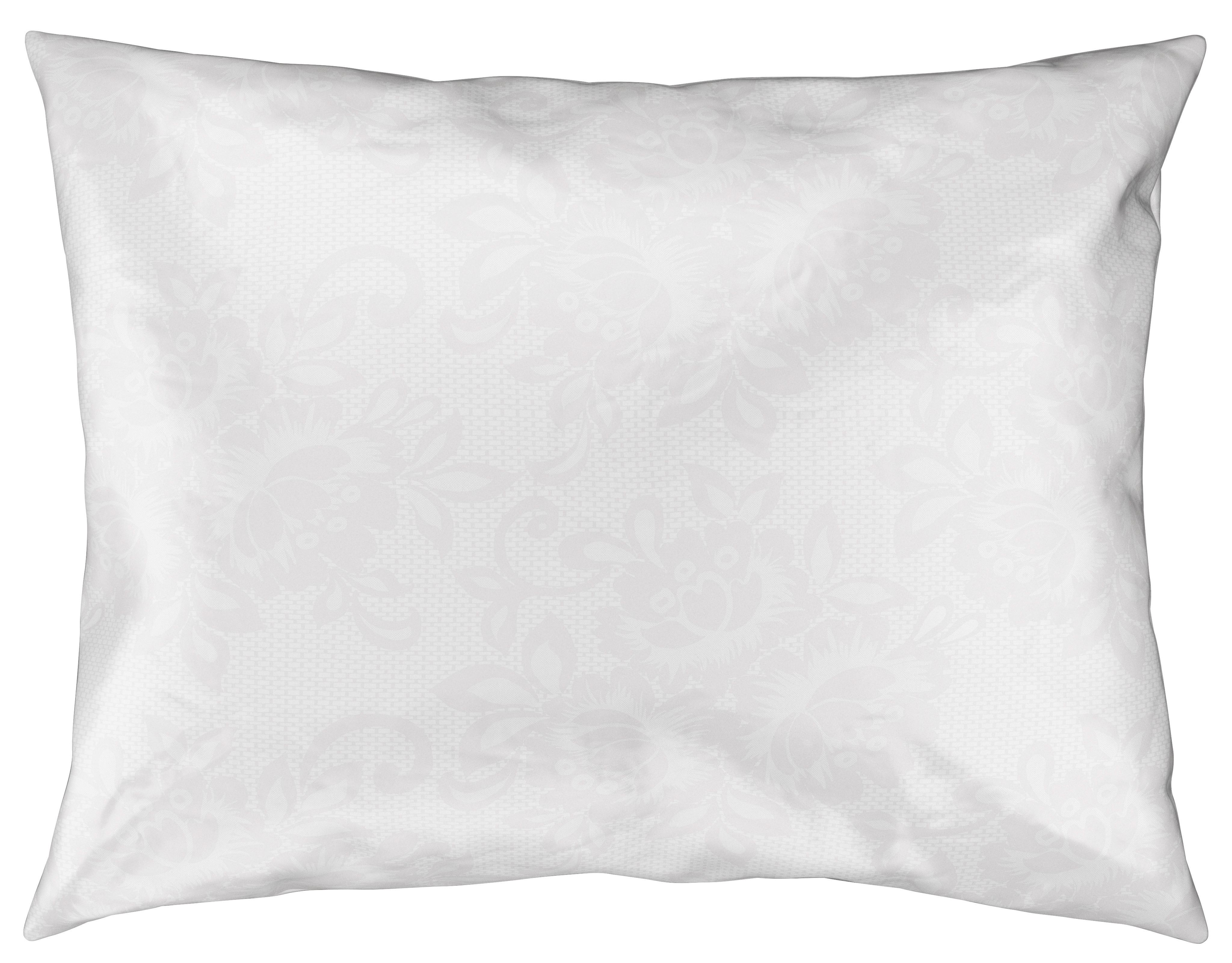 Posteljnina Senta, Bela, Saten, 60/80, 140/200 - bela, Romantika, tekstil (140/200cm) - Modern Living