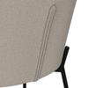 STOL ZOEY - beige/svart, Modern, metall/trä (48/79/61cm) - Bessagi Home