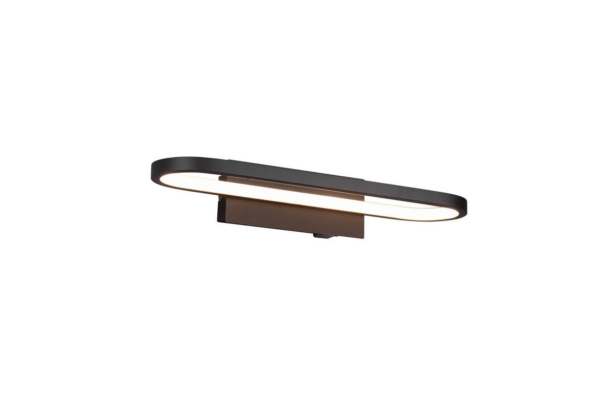 LED-Wandleuchte Gianni in Schwarz max. 17 Watt - Schwarz, Basics, Metall (40/14,8/7,5cm) - Trio Leuchten