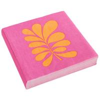 Servieta Kai - pink/oranžna, papir (33/33cm)