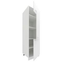Omara Za Posodo Esilo, Bela - bela/barve aluminija, Konvencionalno, kovina/leseni material (60/207/57cm) - MID.YOU