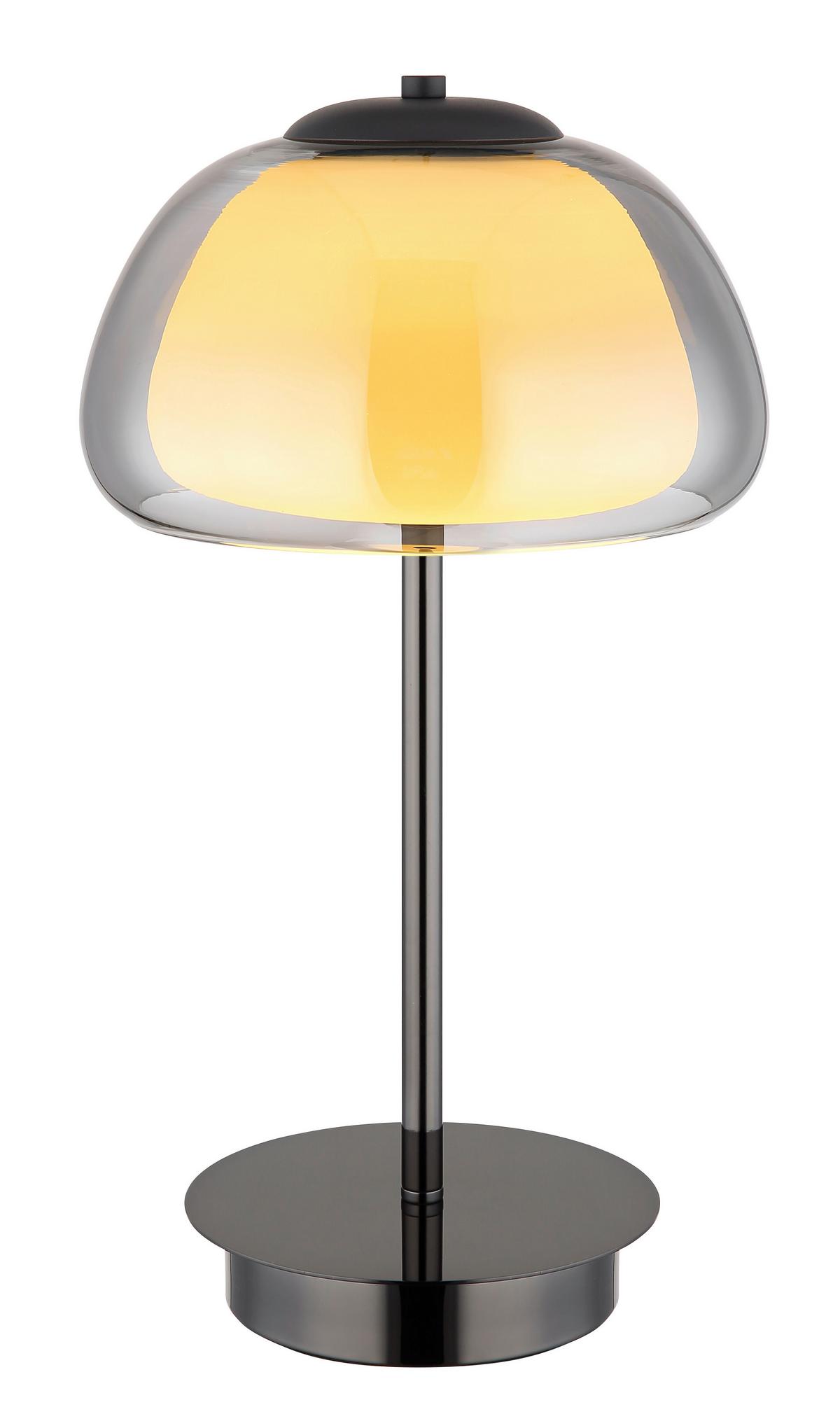 Led Stolna Svjetiljka Avila - bijela/siva, Design, staklo (25/46cm) - Globo