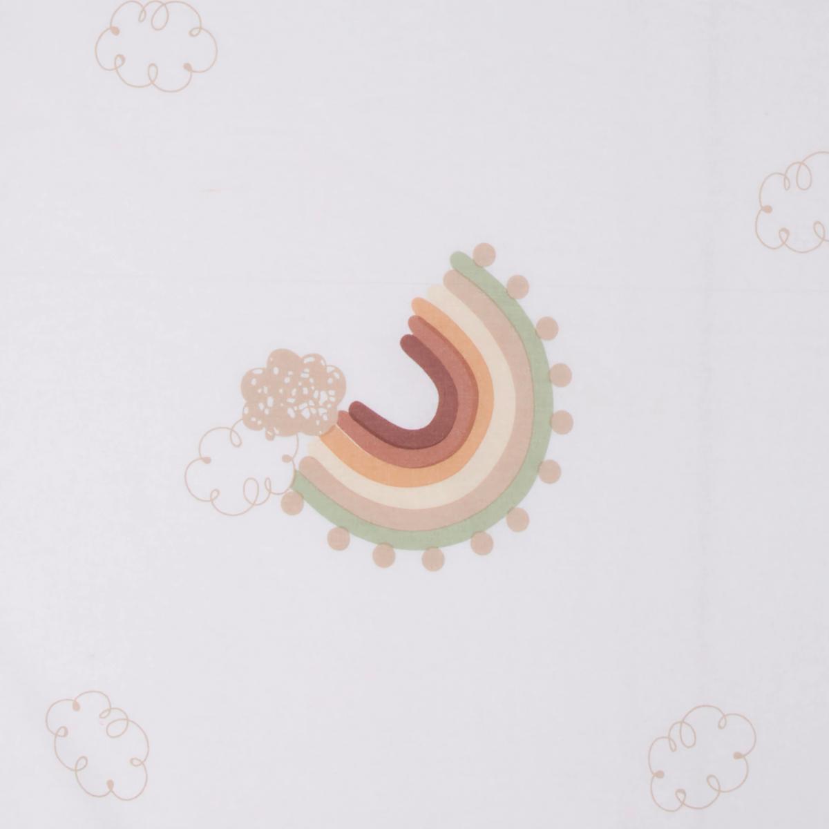POŚCIEL NIEMOWLĘCA RAINBOW2 - różnokolorowy, Basics, tkanina (100/135cm) - My Baby Lou