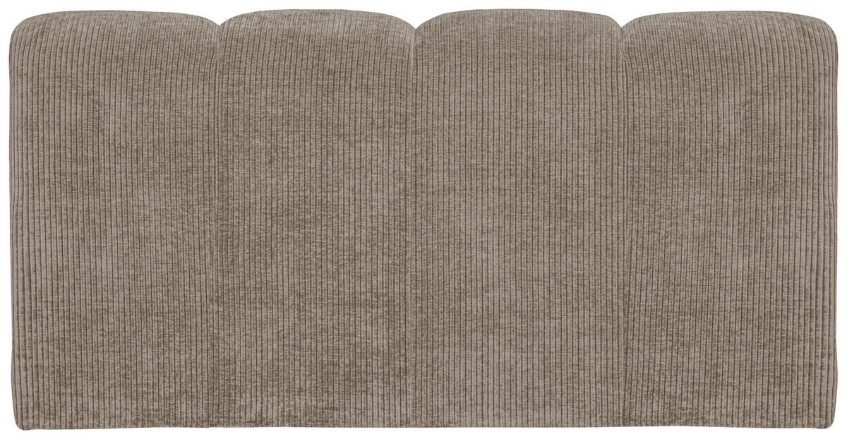 Sitzbank Mojo Sandfarben B: 164cm - Sandfarben/Schwarz, MODERN, Kunststoff/Textil (164/83/73cm) - Livetastic