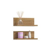 Badezimmerregal Aqua Eichefarben - Eichefarben, Trend, Holzwerkstoff (32/12/14cm) - MID.YOU