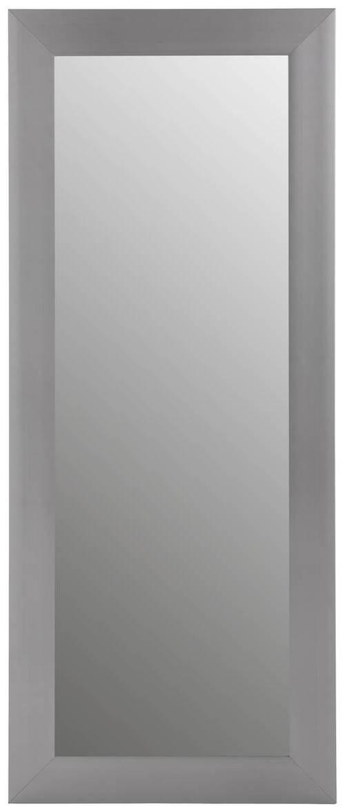 LUSTRO ŚCIENNE KAI - srebrny, Design, materiał drewnopochodny/tworzywo sztuczne (70/170/2cm) - Xora