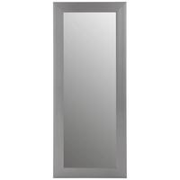 LUSTRO ŚCIENNE KAI - srebrny, Design, materiał drewnopochodny/tworzywo sztuczne (70/170/2cm) - Xora