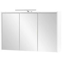 Spiegelschrank Flag ca. 93,5x60x16 cm Weiß - MODERN, Glas/Holzwerkstoff (93,5/60/16cm) - MID.YOU