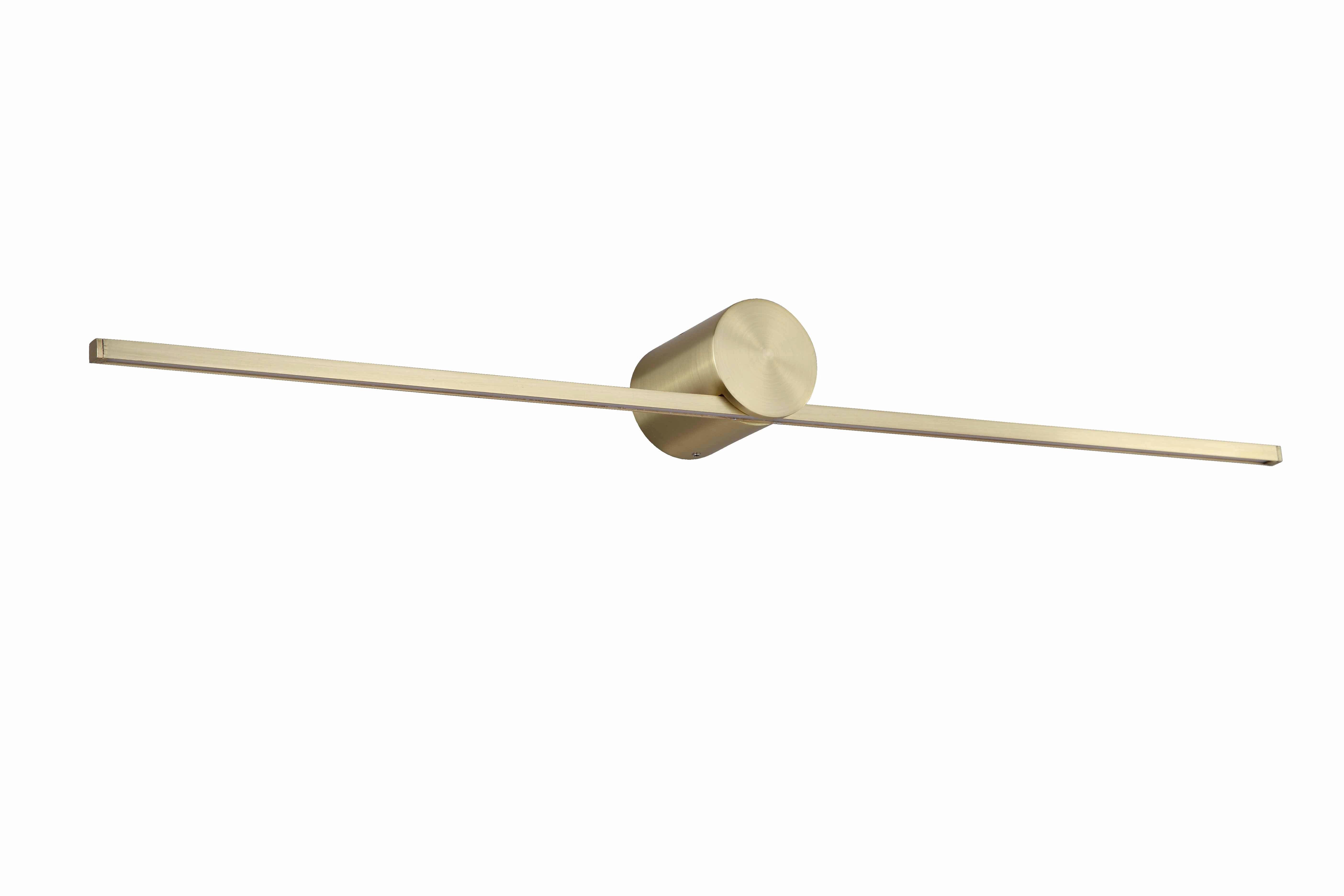 Wandleuchte Lp-777/1w L Gd Modern Slim - Goldfarben, Design, Metall (5.5/60/7cm)