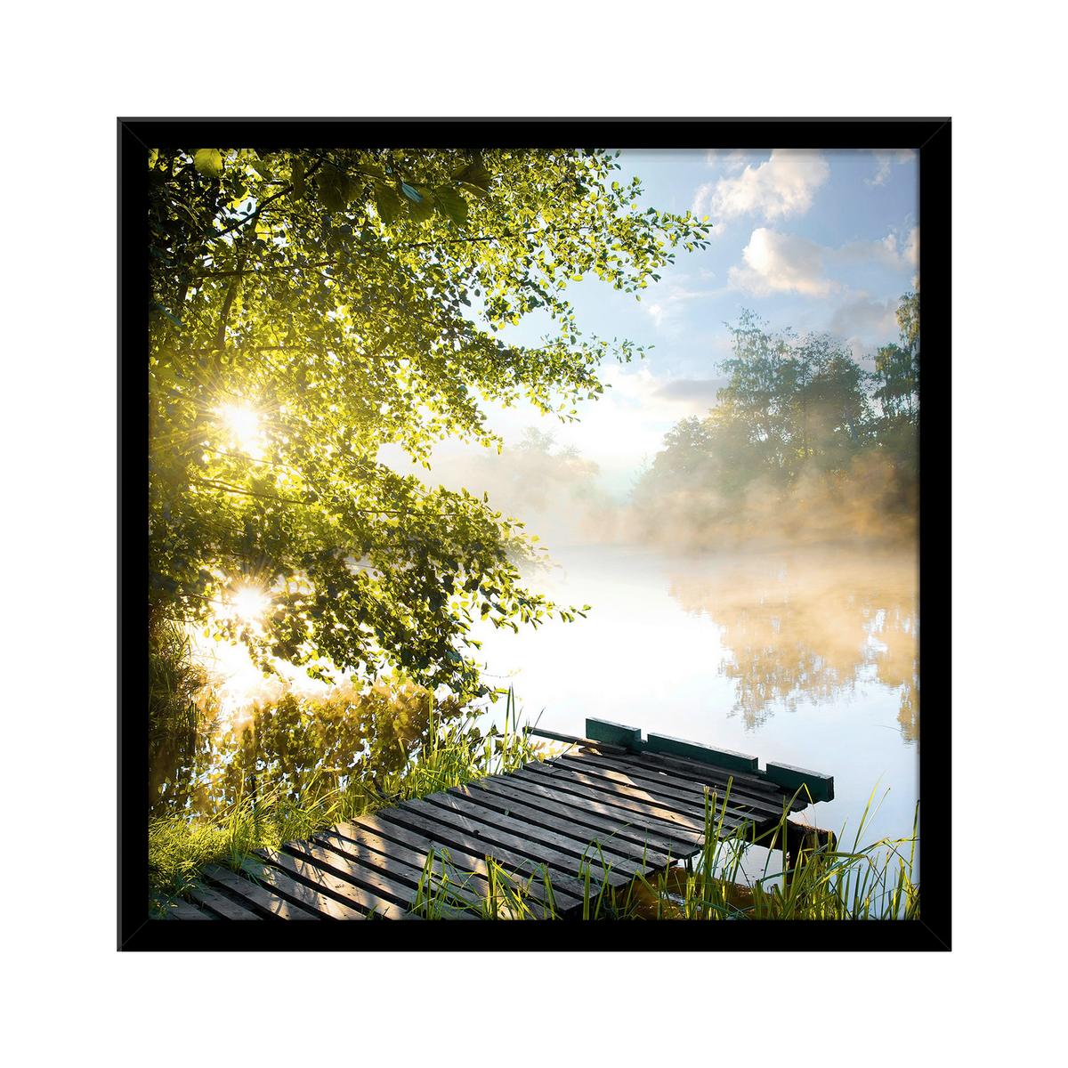 Slika S Okvirom Vous 30x30cm - višebojno/crna, papir/drvni materijal (30/30cm) - Modern Living