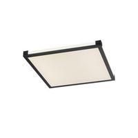 LED-Paneel Mario Schwarz max. 24 Watt - Schwarz, Basics, Kunststoff/Metall (45/45/7,1cm)