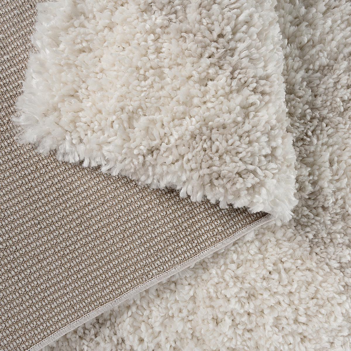 Hochflorteppich Annella in Creme/Beige ca. 200x290cm - Beige/Creme, MODERN, Textil (200/290cm)