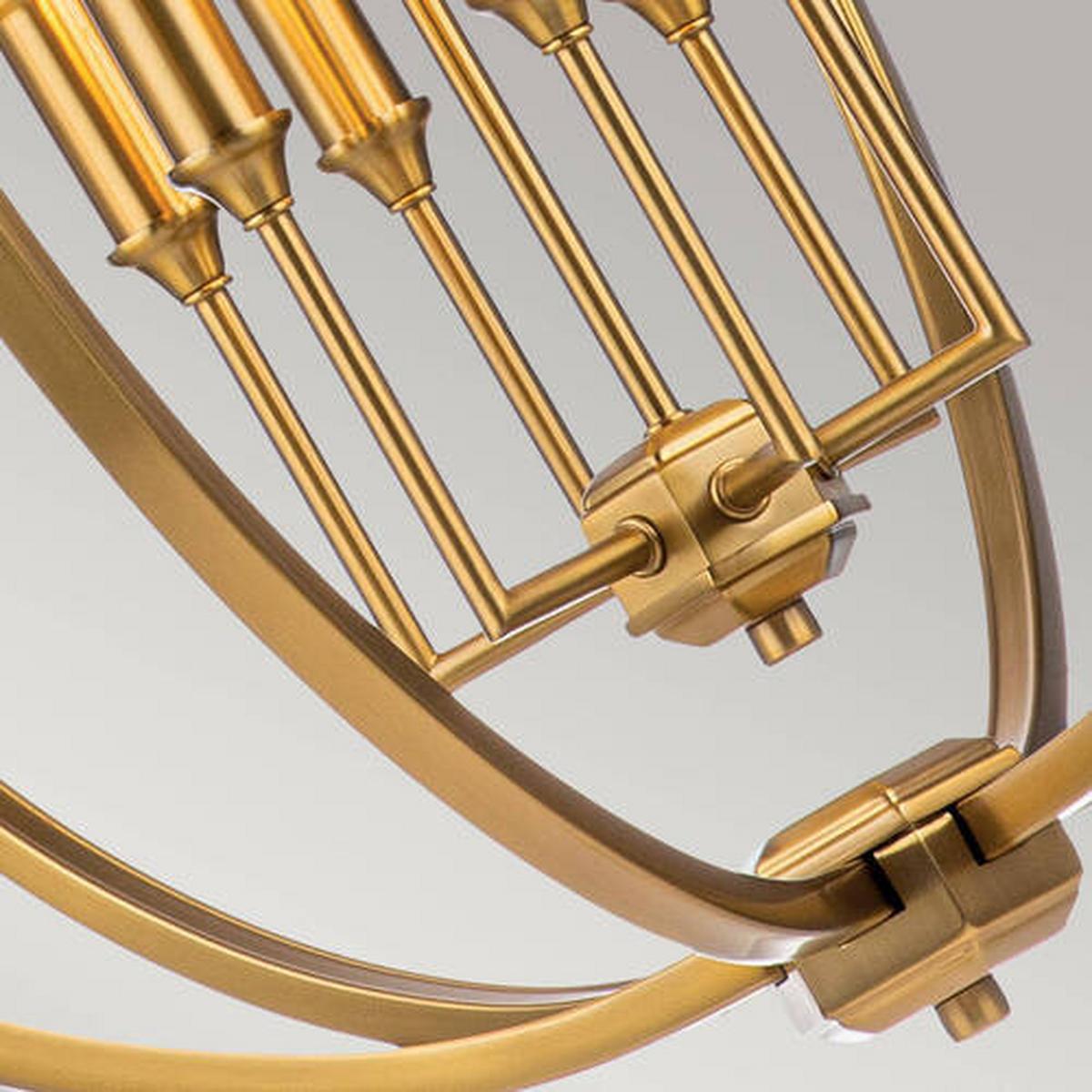 Viseća Svjetiljka Corinne Fe-Corinne-6p-L-Bb - boje mjeda, Konvencionalno, metal (62.2/86.4cm) - Elstead Lighting