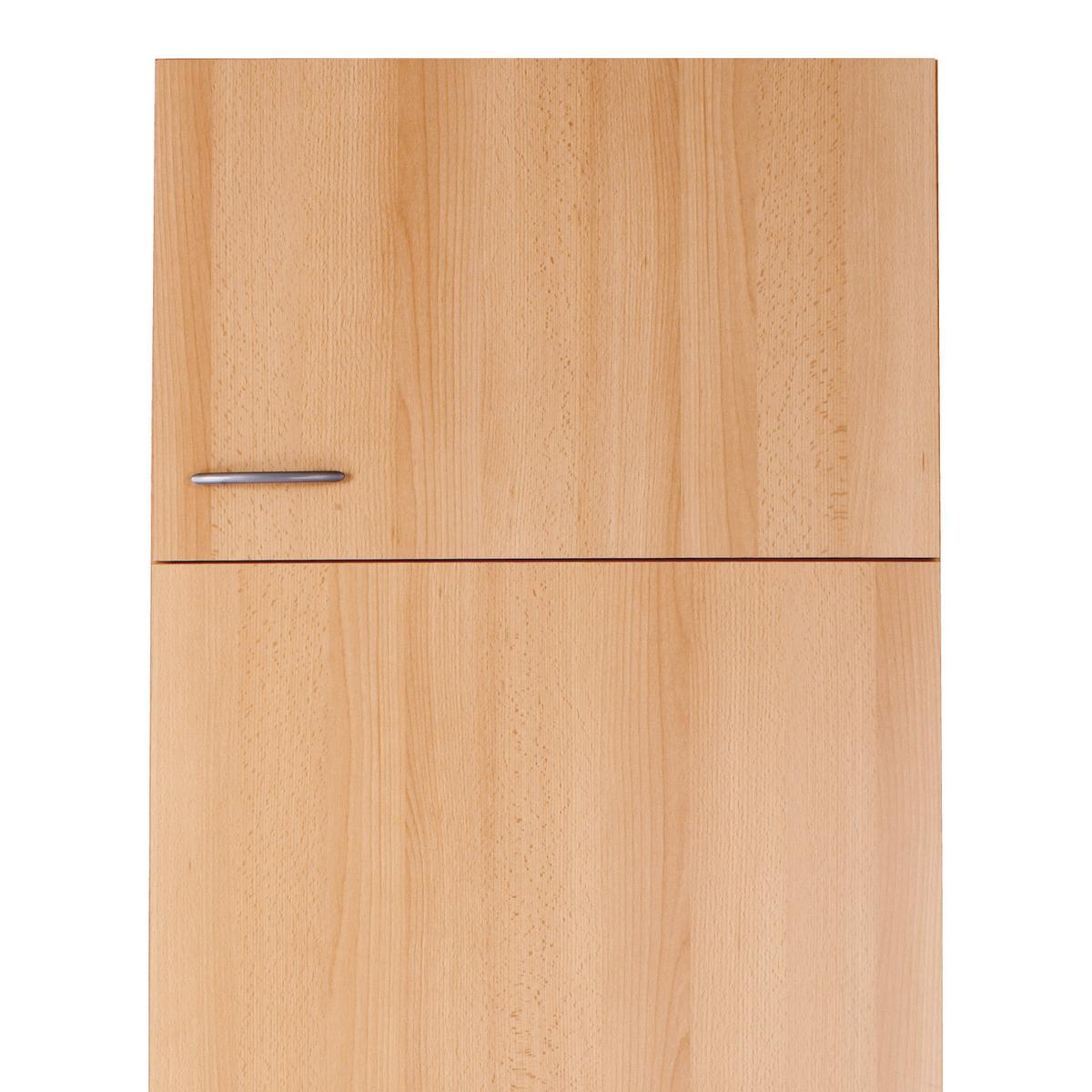 Omara Za Vgradno Napravo Nano, Barva Bukve - barve nerjavečega jekla/barve bukve, Moderno, umetna masa/leseni material (60/200/57cm) - FlexWell