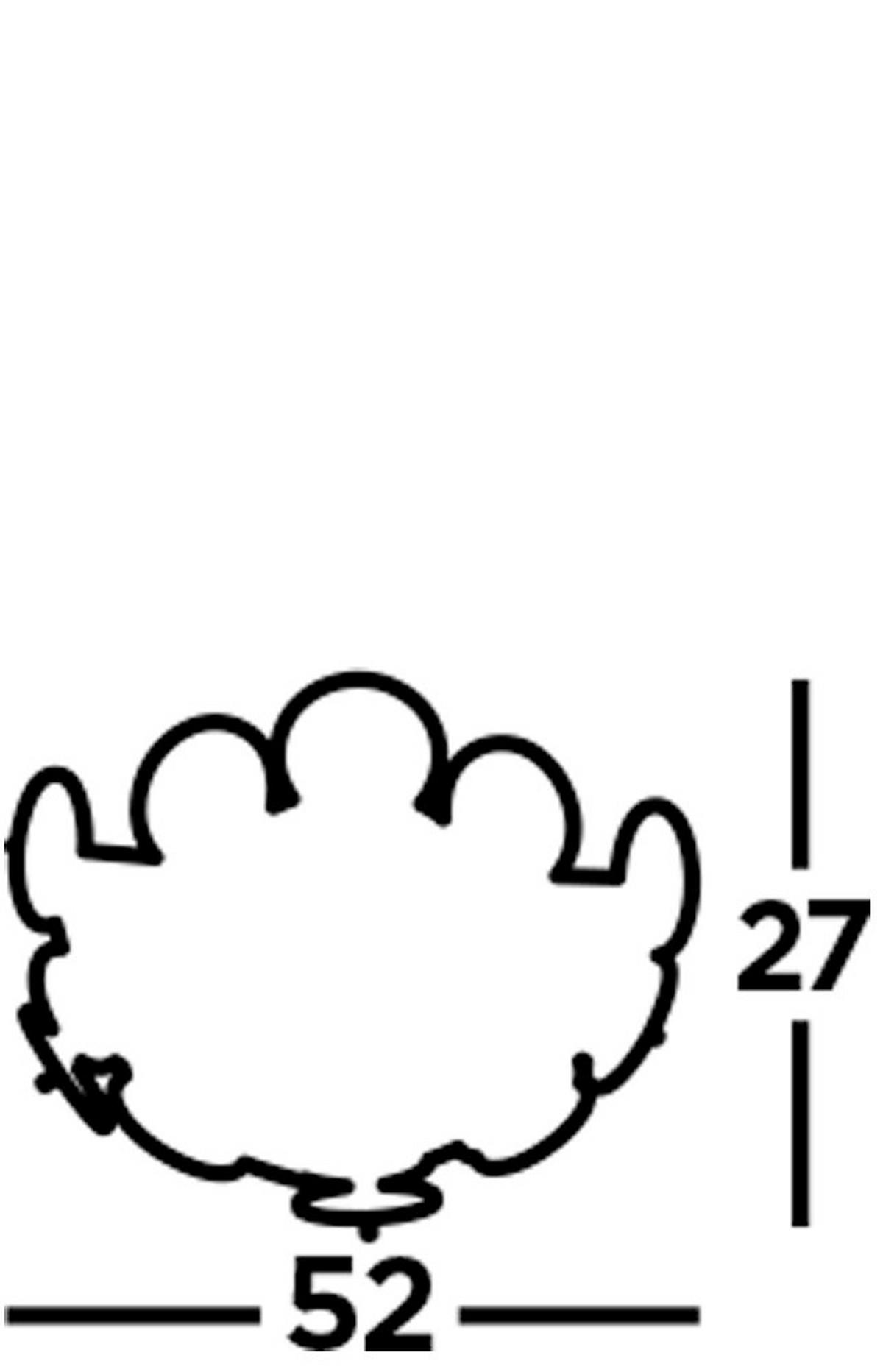 Mennyezeti Lámpa Discus 3073-3bg - fekete/aranyszínű, Design, műanyag/fém (52/27cm)