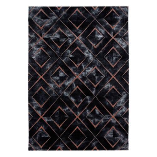 Webteppich Naxos Bronzefarben ca. 80x250cm - Bronzefarben, Design, Textil (80/250cm)