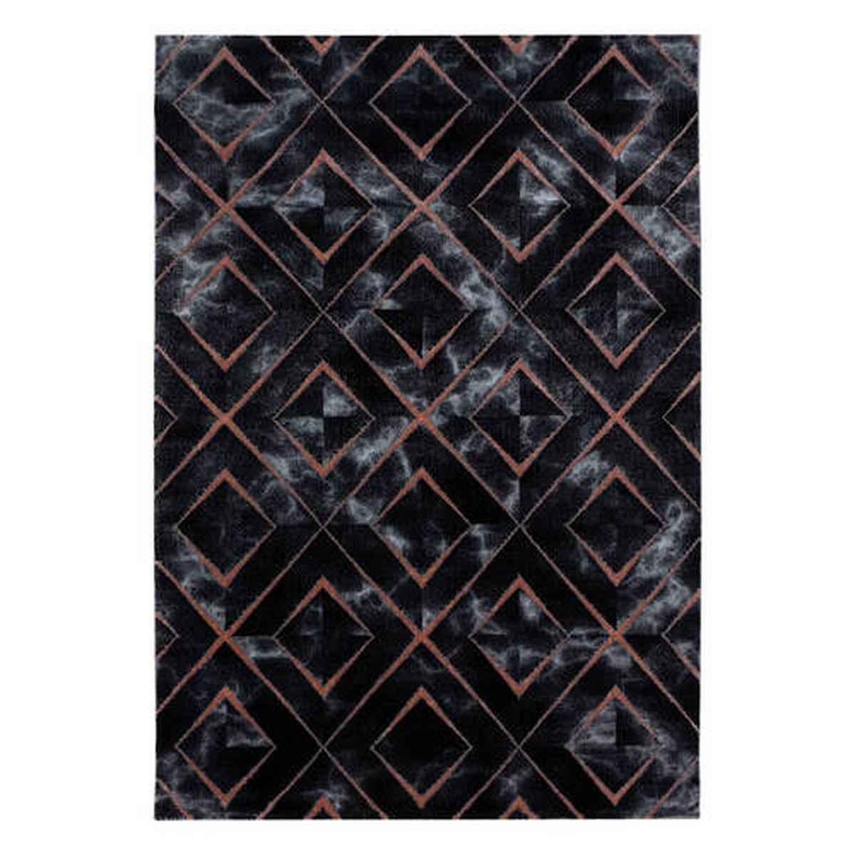 Webteppich Naxos Bronzefarben ca. 80x250cm - Bronzefarben, Design, Textil (80/250cm)