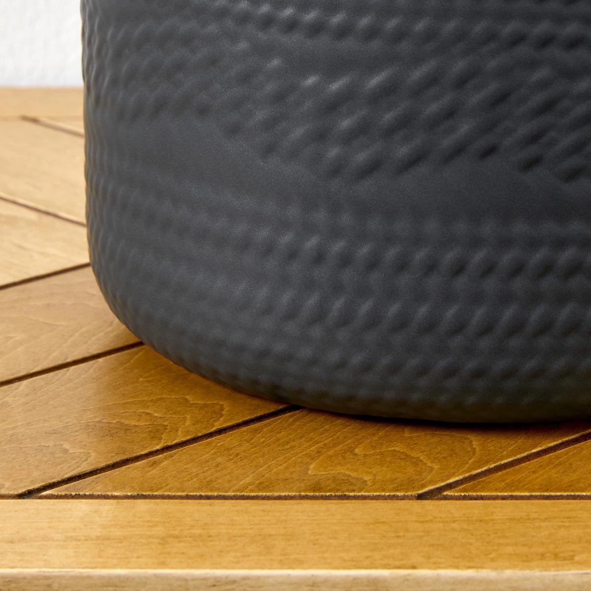 WAZON DANILA - czarny, Modern, ceramika (20/29cm) - Tognana