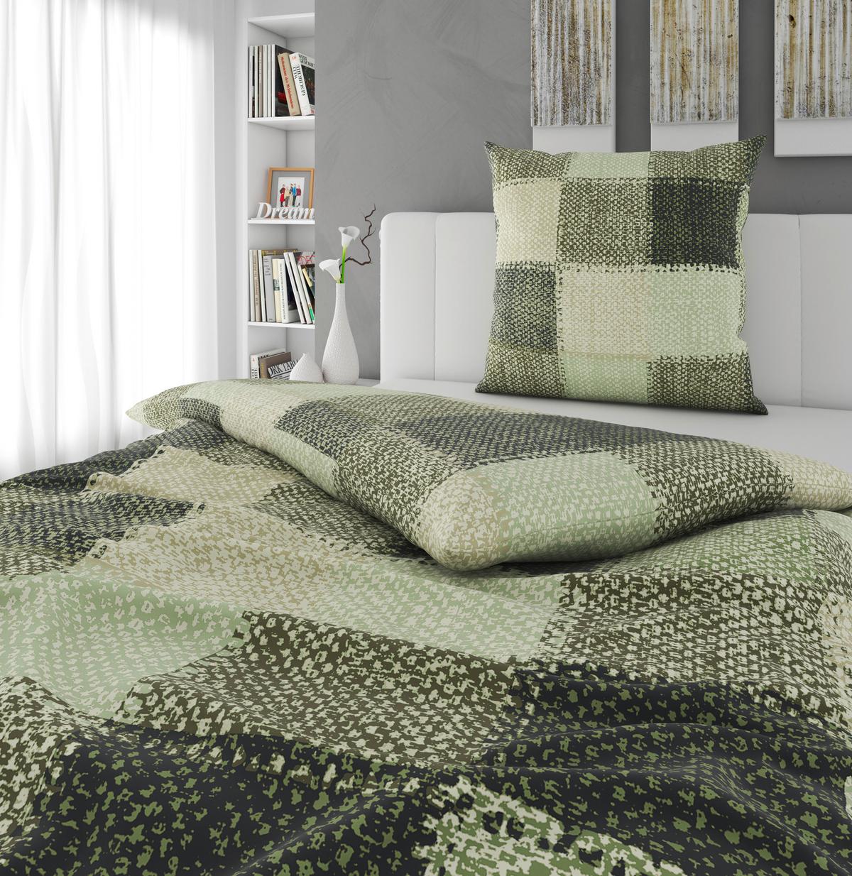 POŚCIEL ARTANA - zielony, tkanina (135/200cm) - Novel