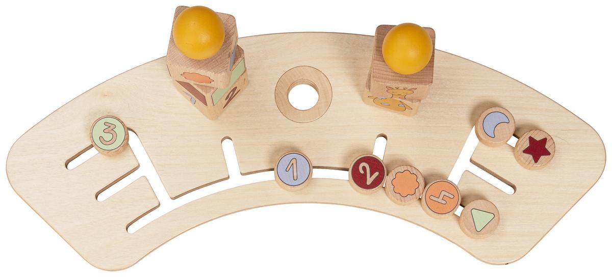 WYSOKIE KRZESŁO 661079 ALPHA+ - kolor naturalny, Basics, drewno (56/80/48cm) - Hauck