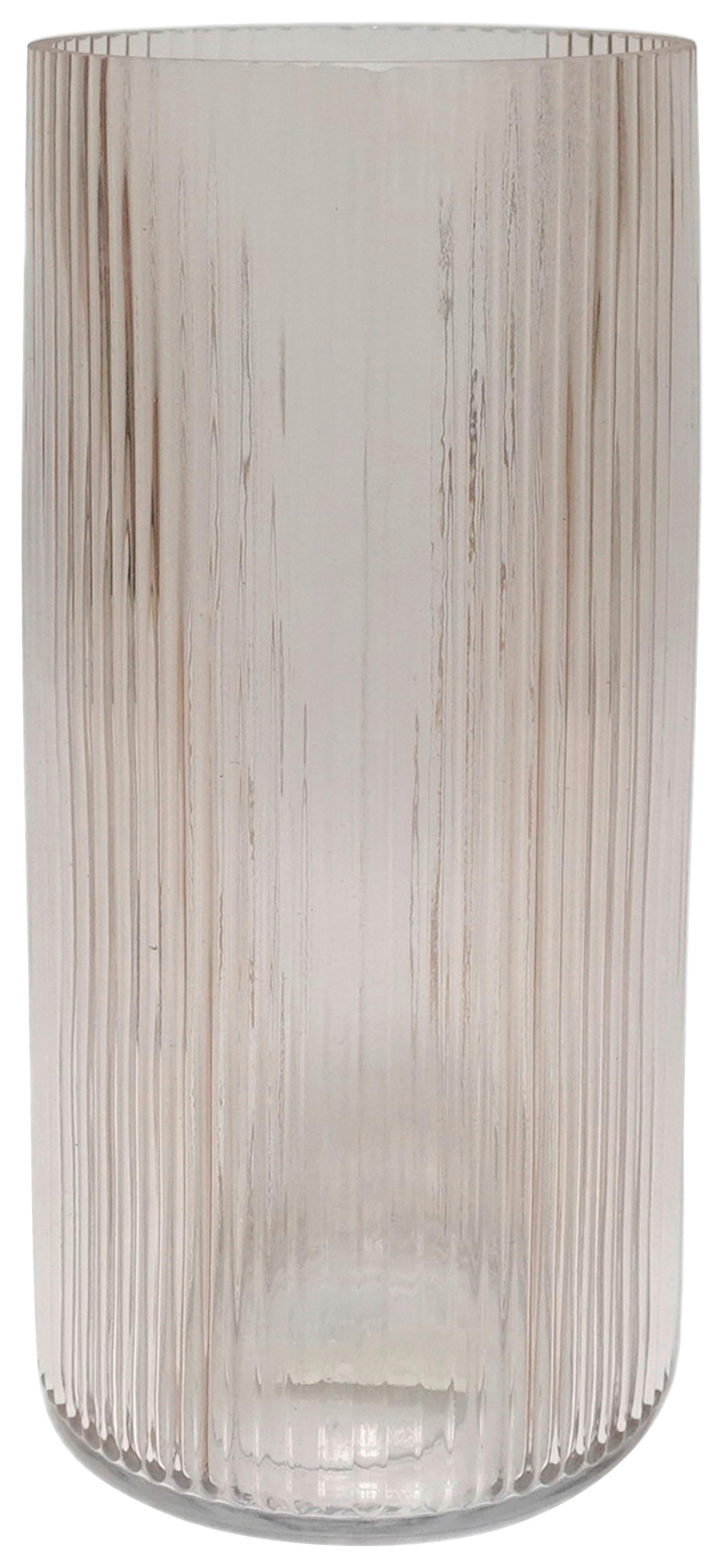 Vaza 23,5cm Vanity - pink, Romantično / Seoski, staklo (11/23,5cm) - Mömax