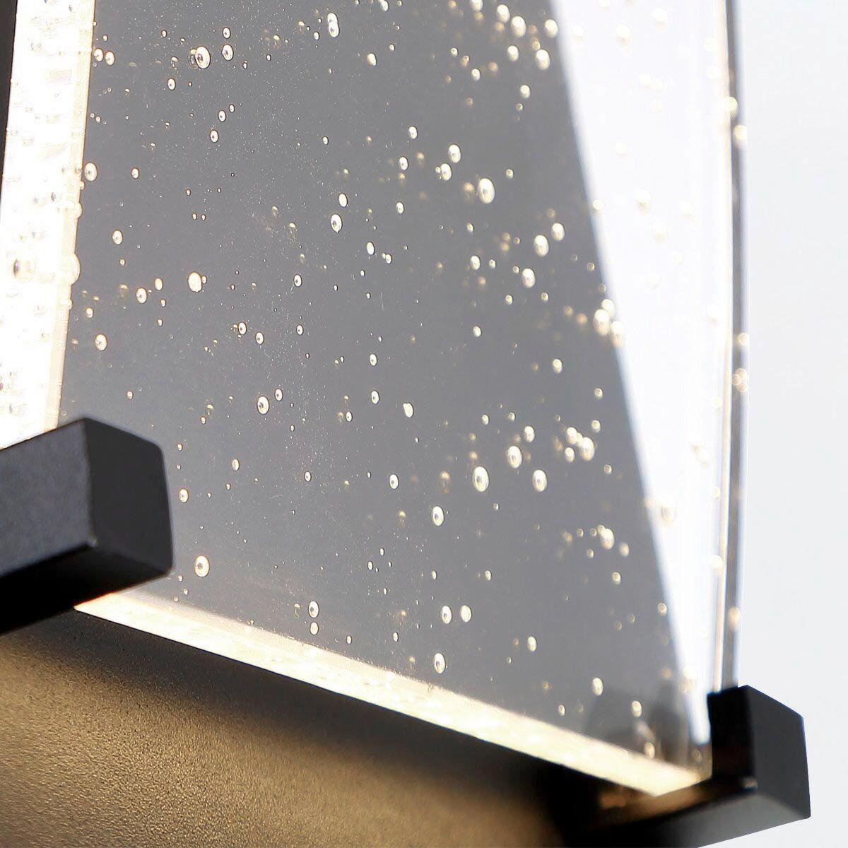 Kültéri Falilámpa Qn-Kabo-M-Bk - fekete, Konventionell, üveg/fém (50,9/17,3/6,7cm) - Elstead Lighting