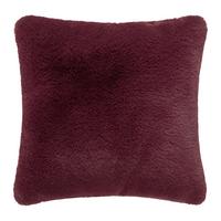 Műszőrme Díszpárna Liz 45/45 - szilvaszínű, Modern, textil (45/45cm) - Premium Living