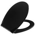 WC-Sitz in Schwarz - Schwarz, Kunststoff (37/45cm) WC-Sitz in Schwarz - Schwarz, Kunststoff (37/45cm)