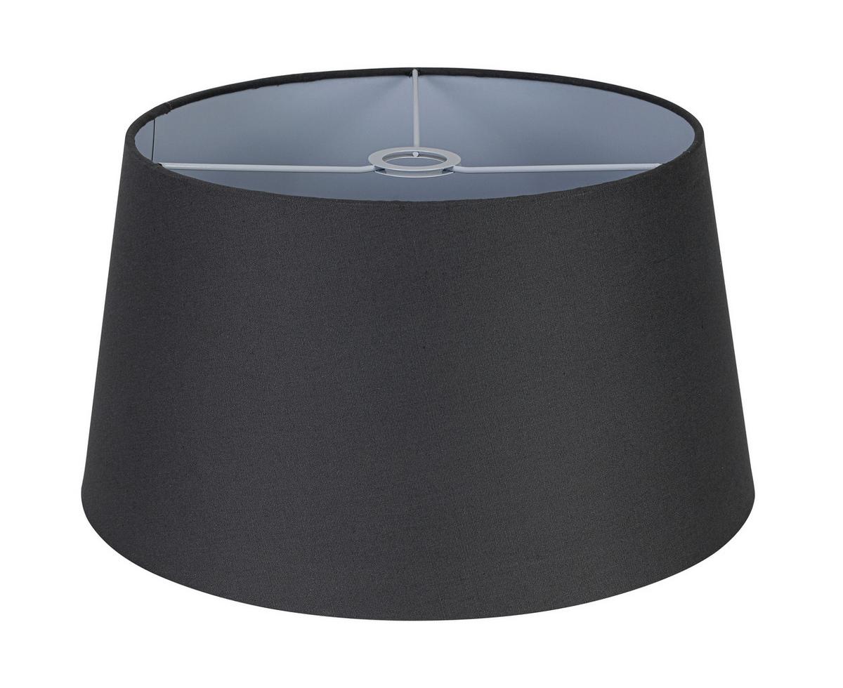 Abajur Emil - alb/gri, Modern, metal/textil (45/45/24cm) - Mömax