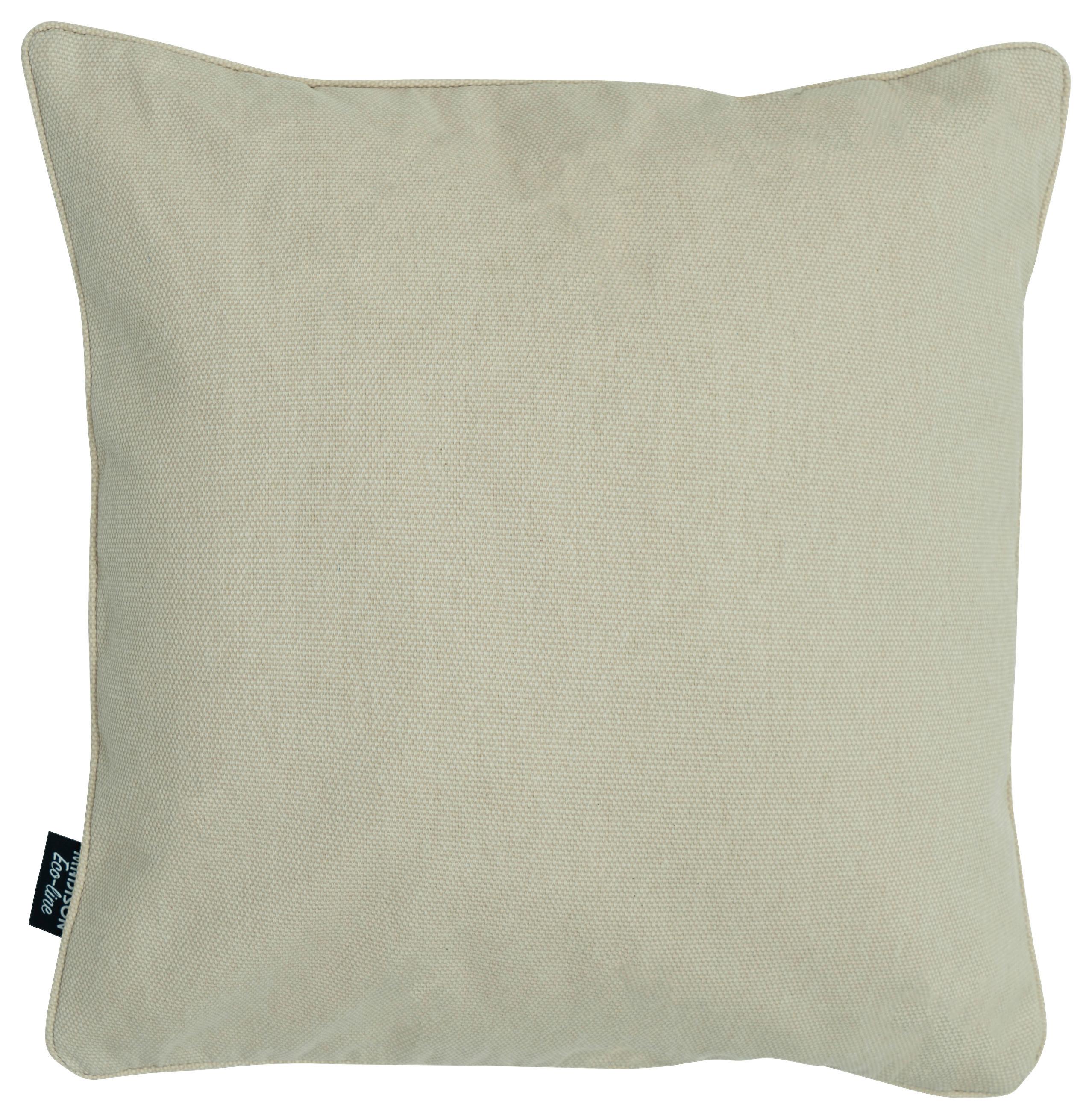 PODUSZKA ZEWNĘTRZNA CANVAS - beżowy, Basics, tkanina (50/10/50cm) - Mömax