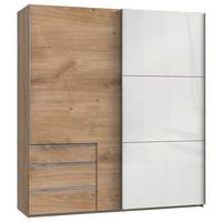 Ormar S Kliznim Vratima Level 36c - bijela/boje hrasta, Moderno, drvni materijal (200/216/65cm) - Modern Living