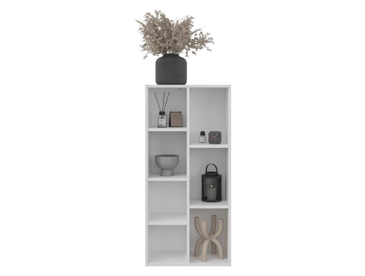 REGAŁ SWIFT - biały, Basics, materiał drewnopochodny (50/106/26cm) - Boxxx