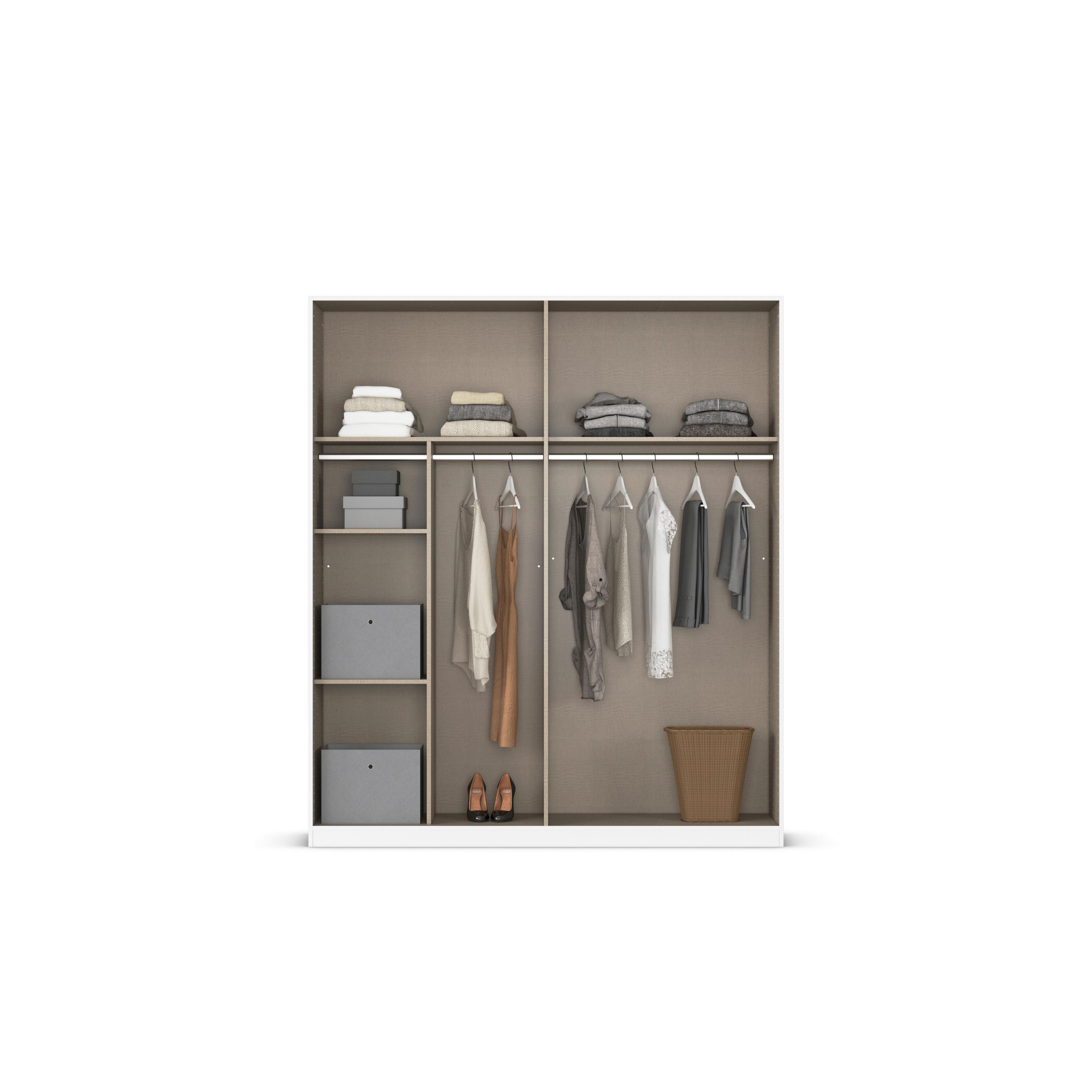 SET RAFTURI REFLECT - gri, Modern, material pe bază de lemn (63/1,6/45cm)