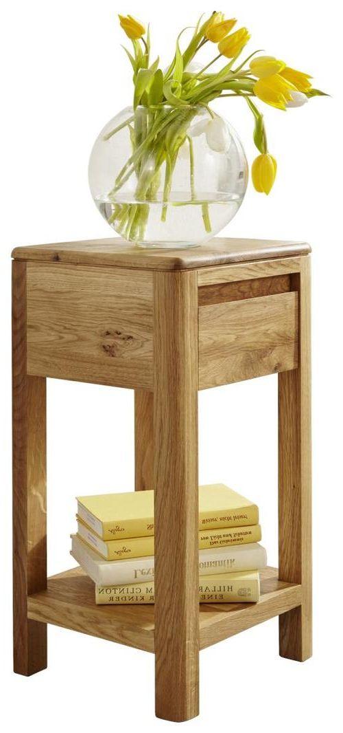 KWIETNIK KASIMIR - kolor dębowy, Design, drewno (30/30/60cm) - Livetastic