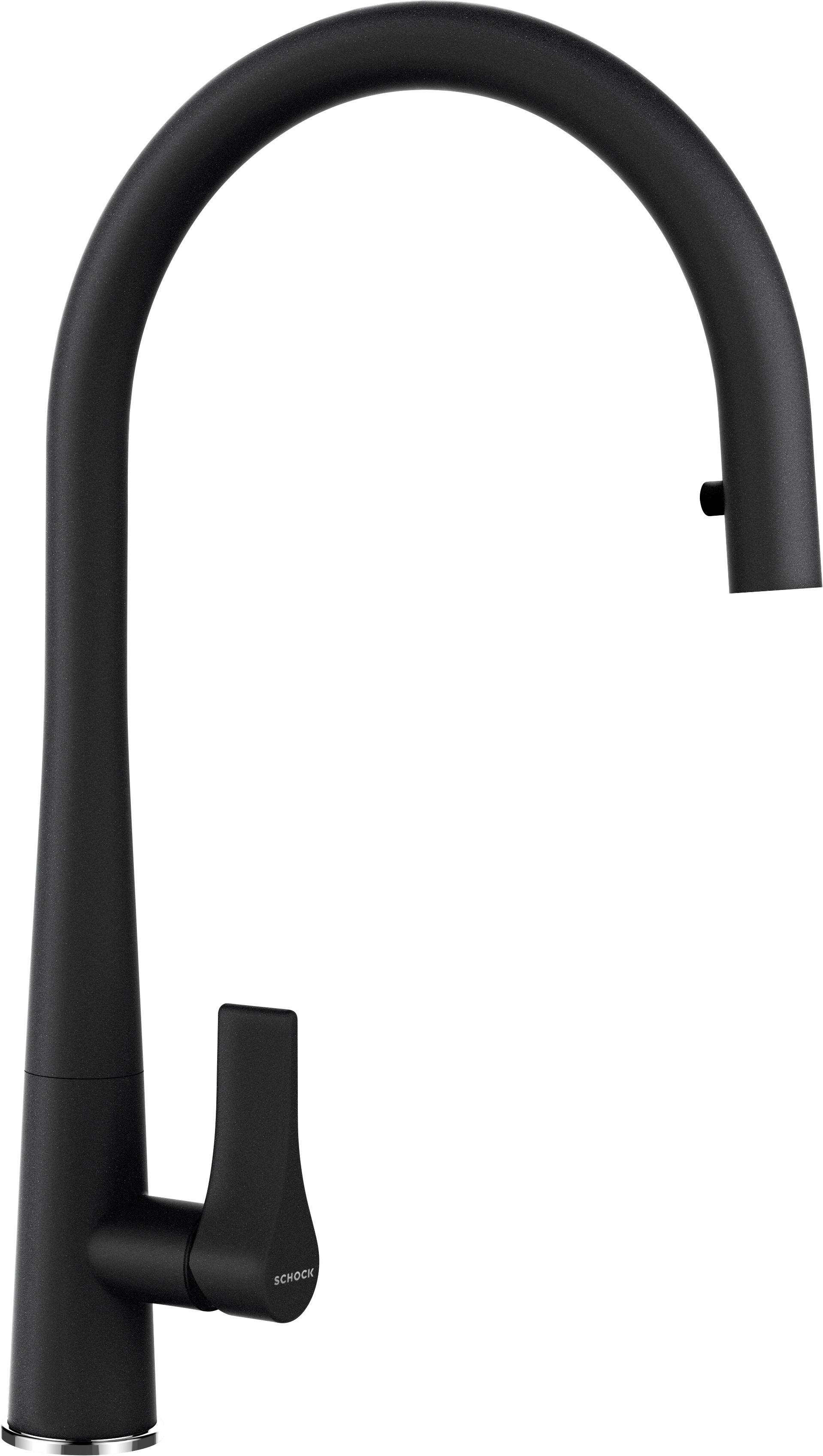 Küchenarmatur 521120S - Schwarz, Metall (41cm) - Schock