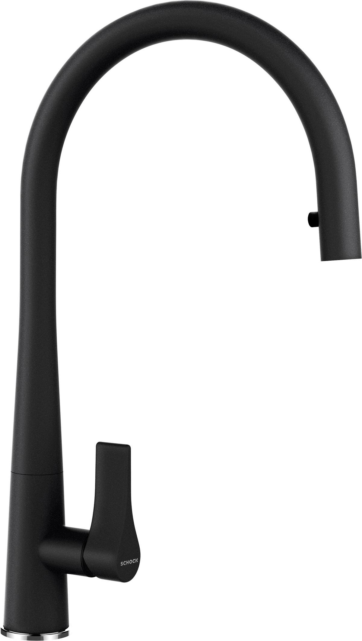 Küchenarmatur 521120S - Schwarz, Metall (41cm) - Schock