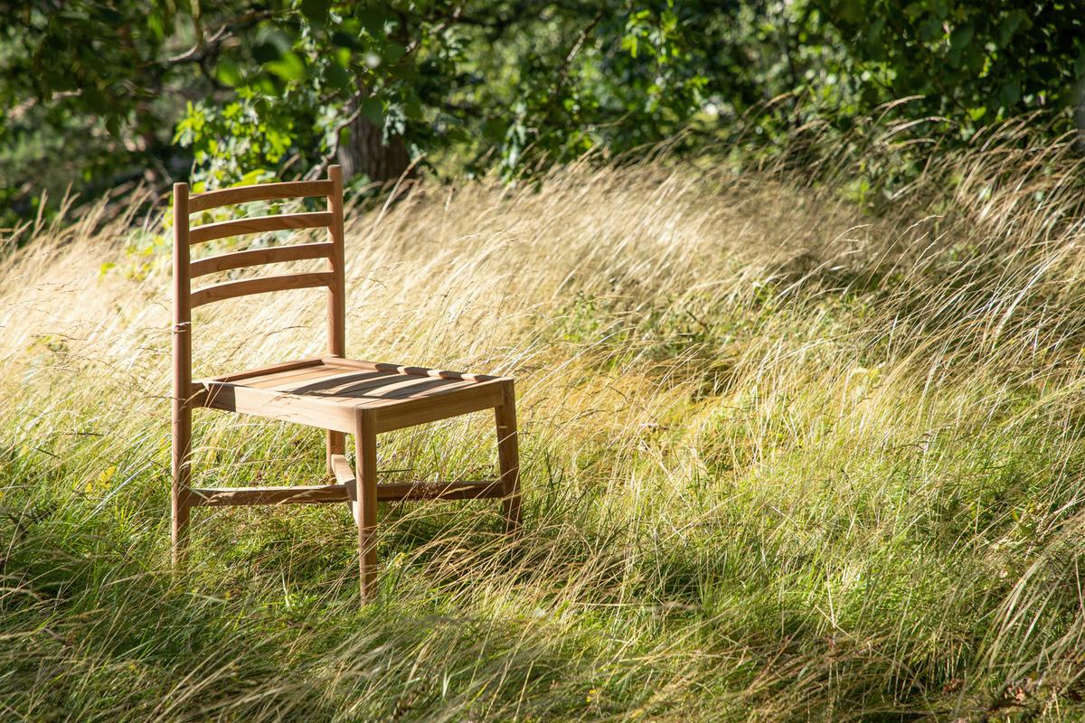 Stapelsessel Kenya ca. 50x81x52 cm Teakholz - Teakfarben, KONVENTIONELL, Holz (50/81/52cm) - Gardenson