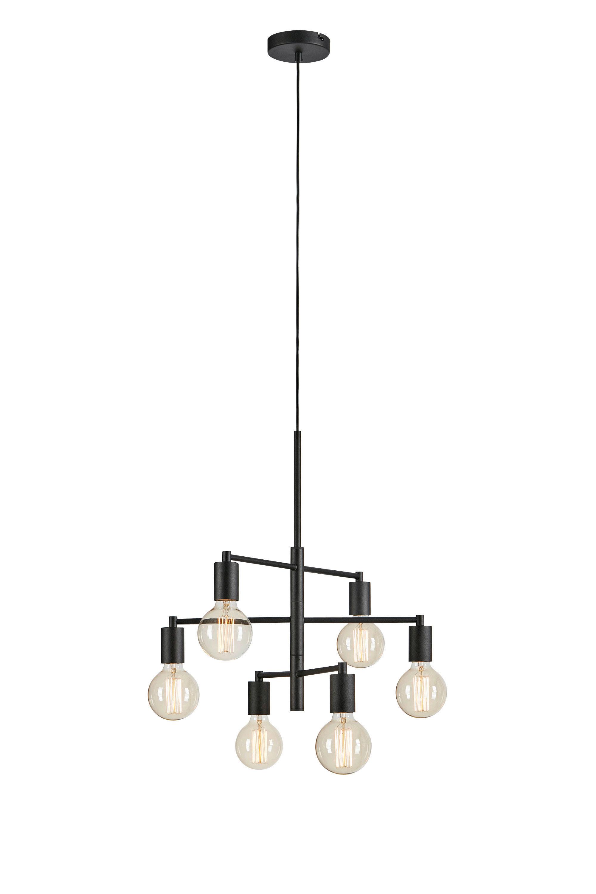 Hängeleuchte Cielo max. 40 Watt - Schwarz, Basics, Metall (50/50/52cm) - Markslöjd